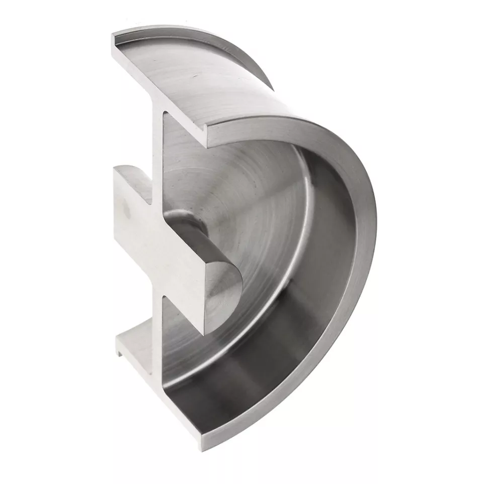 Cirkel schuifdeurgreep (40mm) satijn...