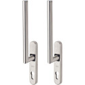 Double Stainless Steel Handles GU Forte with PZ L-90° Ø20mm for Lift and Slide Frames per piece