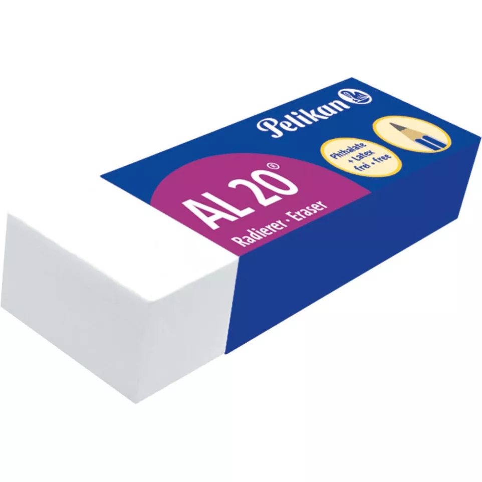 Pelikan AL20 Plastic Erasers White...
