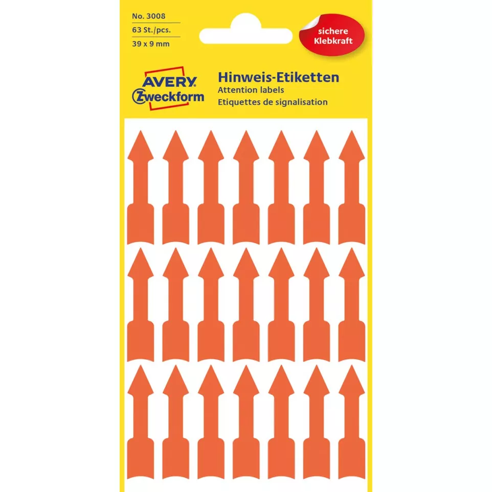 Avery Zweckform 3008, Etiquettes de...