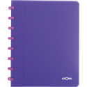 Atoma Trendy A5 Notebook, 144 Pages, Polypropylene Cover, Square Ruled, Assorted Colors