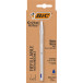 Bic balpen Cristal Re-new, zilveren lichaam, blauwe inkt, doos met 1 stuk en 2 navullingen