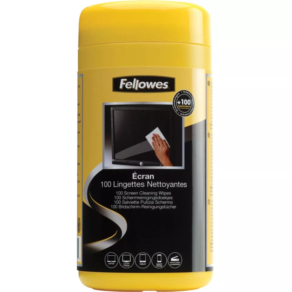 Fellowes Screen Cleaning Wipes Box of...