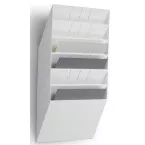 Durable FLEXIBOXX 6 A4 Literature Holder Landscape White