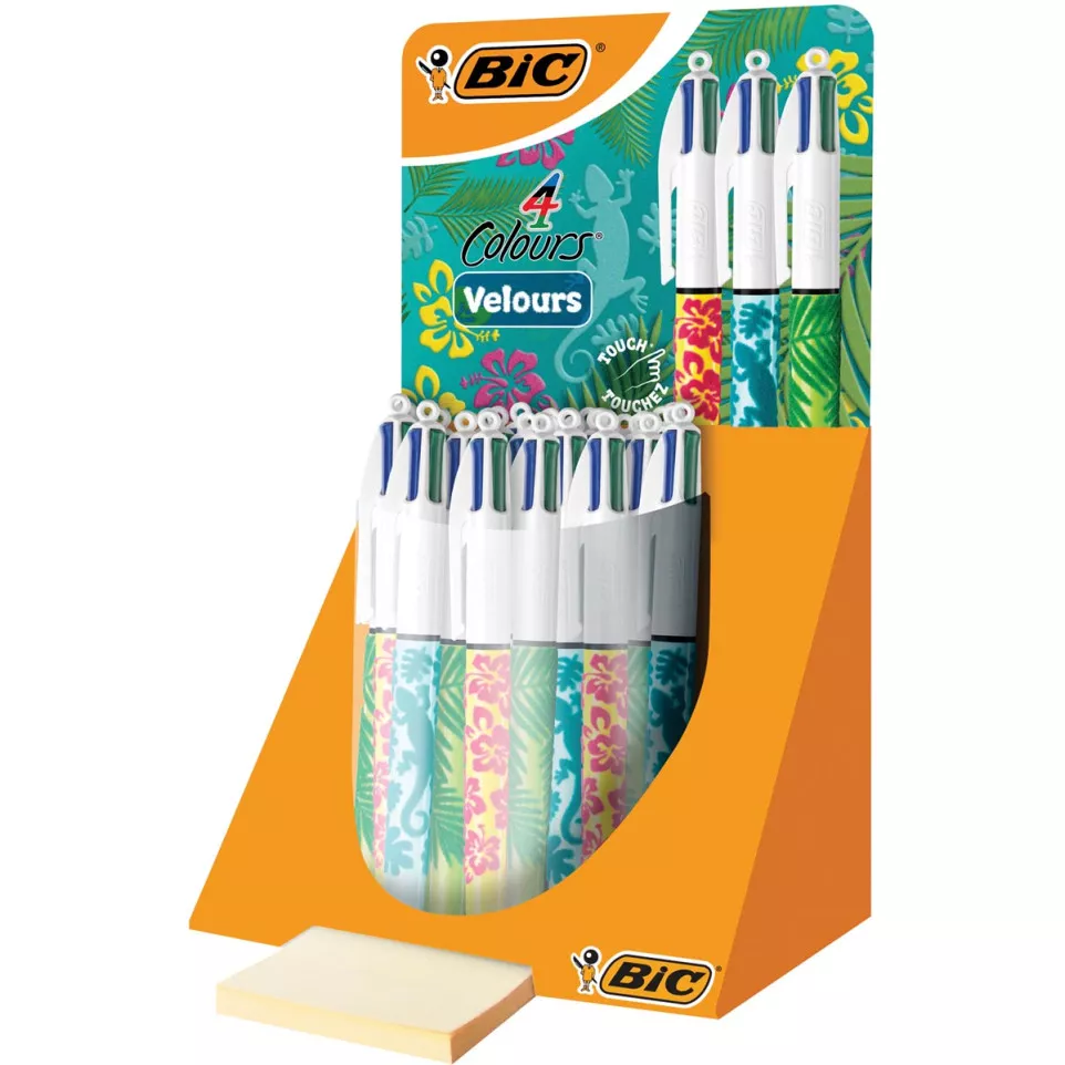 Bic 4 Colours Velours stylo bille 4...