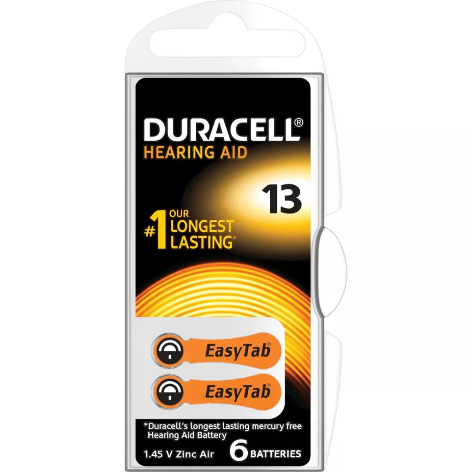 Duracell pile auditive DA13, blister...