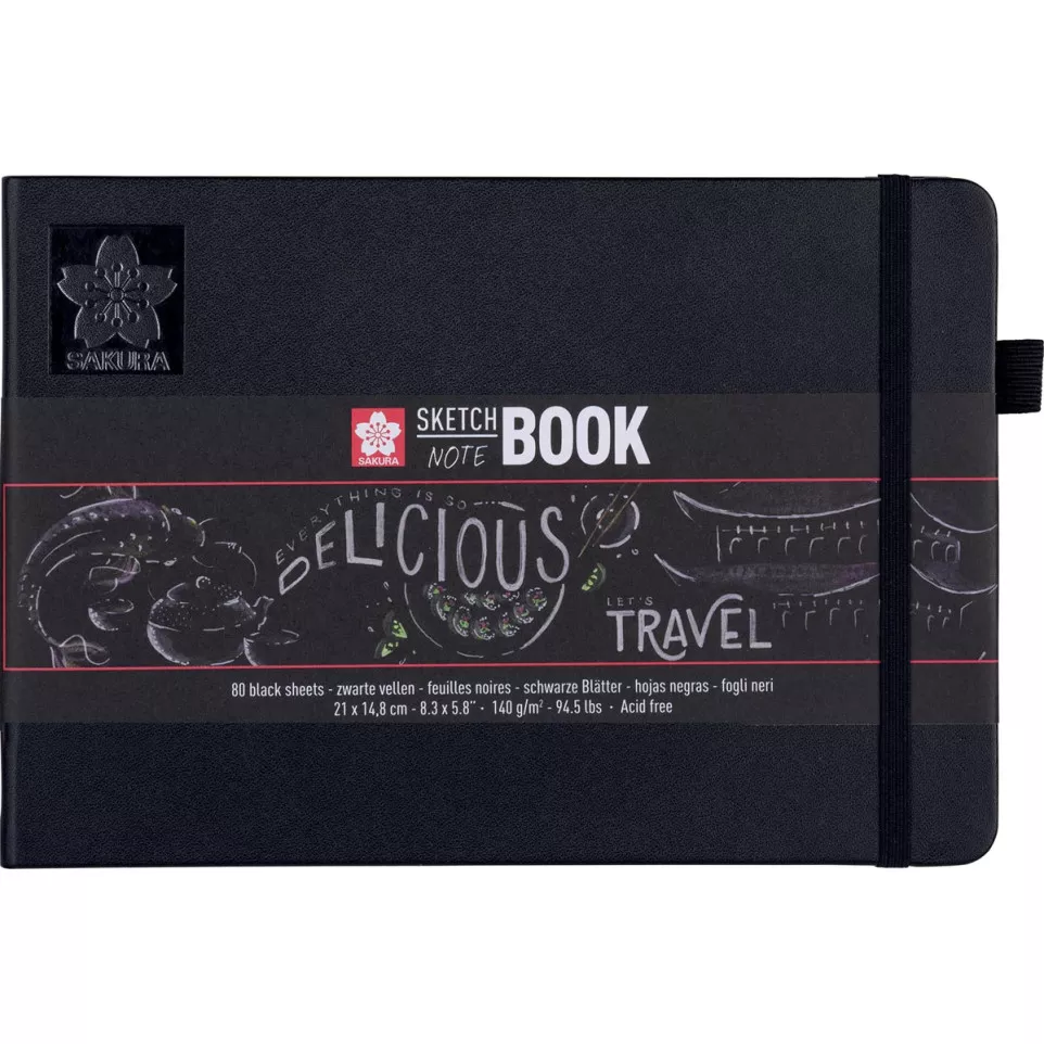 Sakura schetsboek, 140 g/m², ft A5,...