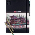 Sakura cahier de croquis, 140 g/m², ft A4, blanc, 80 feuilles