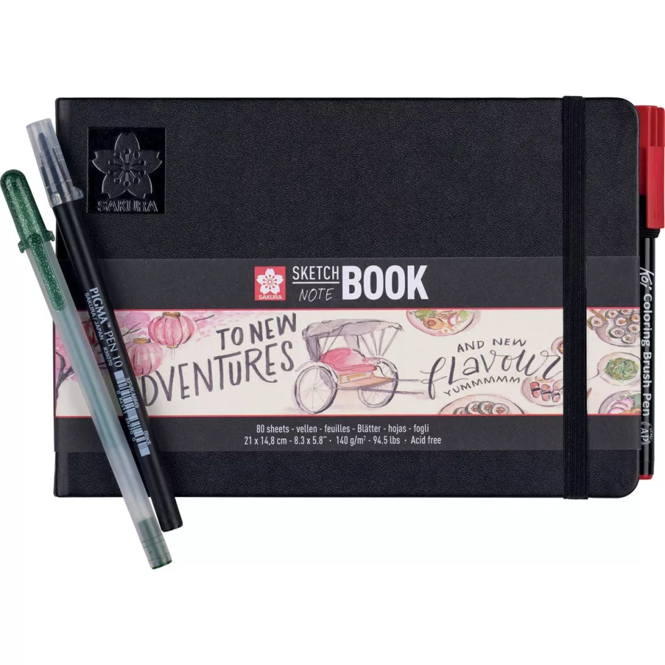 Sakura schetsboek, 140 g/m², ft A5,...