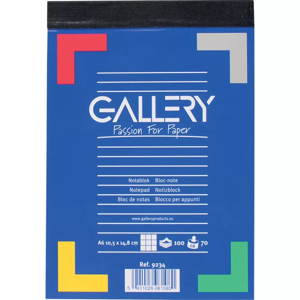 Gallery carnet de notes, ft A6,...