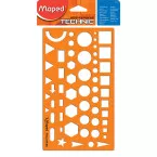 Maped sjabloon diverse figuren, op blister