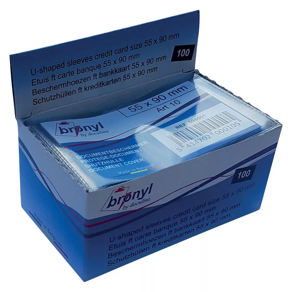 Bronyl U-mapje uit transparante PVC...