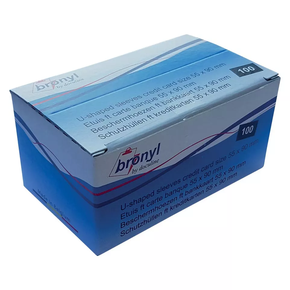 Bronyl étui en U en PVC transparente...