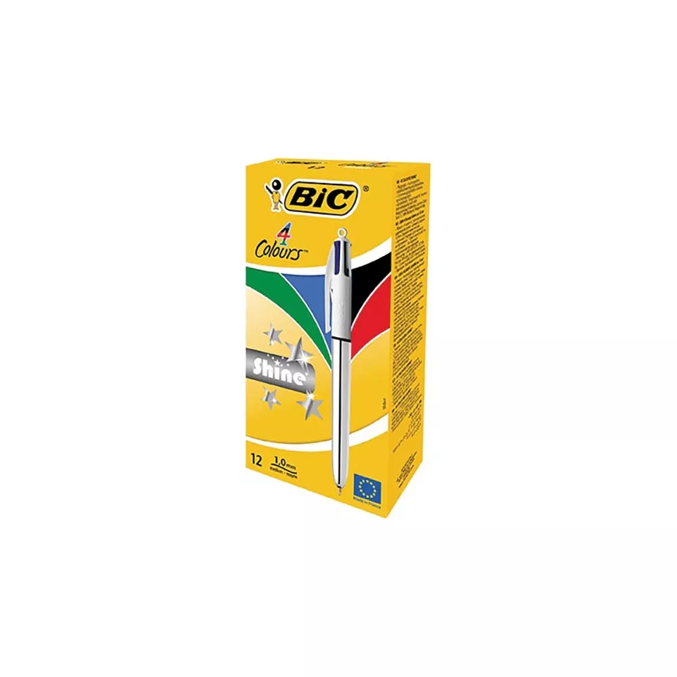BIC 4 Colours Shine ballpen, medium...