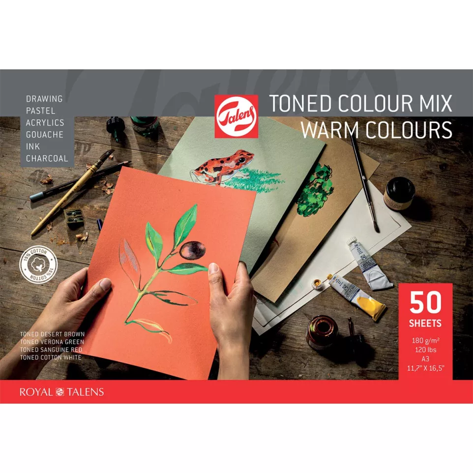 Talens gekleurd tekenpapier, 180 g,...