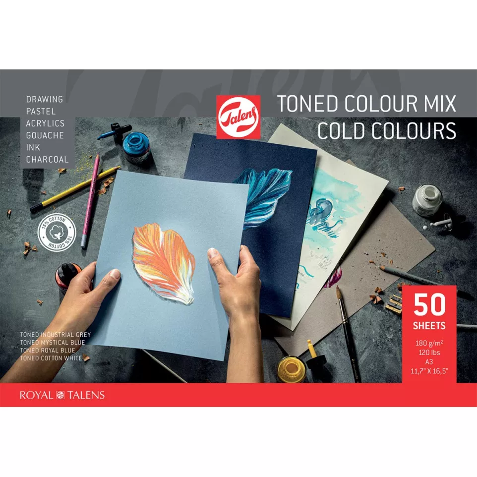 Talens gekleurd tekenpapier, 180 g,...