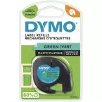 Dymo LetraTAG ruban 12 mm, plastique vert