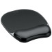 Fellowes Crystals Gel Mouse Pad with Wrist Rest, Black