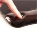 Fellowes Crystals Gel Mouse Pad with Wrist Rest, Black