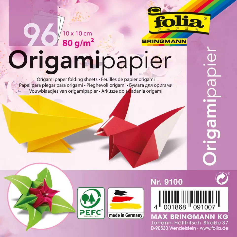 Folia papier origami, ft 10 x 10 cm,...