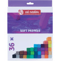 Talens Art Creation pastels douce, boîte de 36 pièces en couleurs assorties