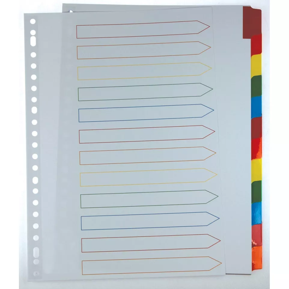 Pergamy dividers with cover page A4...