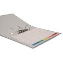 Pergamy tabbladen met indexblad, ft A4, 11-gaatsperforatie, geassorteerde kleuren, set 1-5