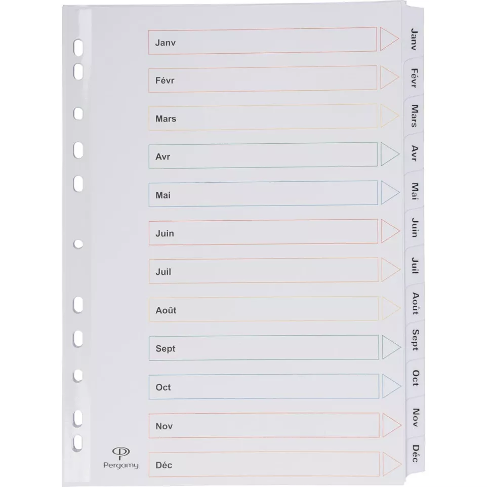 Pergamy intercalaires avec page de...