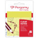Pergamy notes transparentes, ft 76 x 76 mm, 50 feuilles, jaune