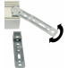 Bevestigingsbeugel voor Rehau en Deceuninck beweegbaar PVC ramen 150x25x1.25mm / 250pce