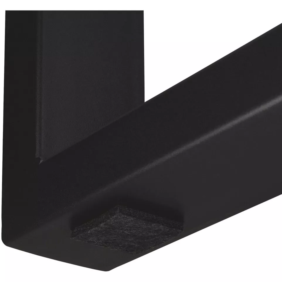 U Shaped Industrial Black Textured...