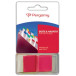 Pergamy index tabs 43 x 25 mm, red