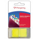 Pergamy index ft 43 x 25 mm, jaune