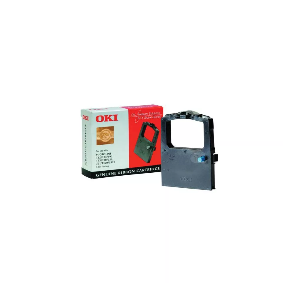 Oki Black Nylon Printer Ribbon 9002303