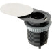 Prise à encastrer Push-Slidy Ø60mm 1 prise + USB A inox / pce