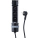 Prise à encastrer Push-UP Ø60mm 3 prises + USB A + USB C inox / pce