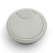 Light Grey PVC Cable Grommet 60mm Diameter per piece