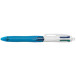 Bic 4 Colours Grip stylo bille 4 couleurs, moyen, 4 couleurs d'encre classique, corps bleu