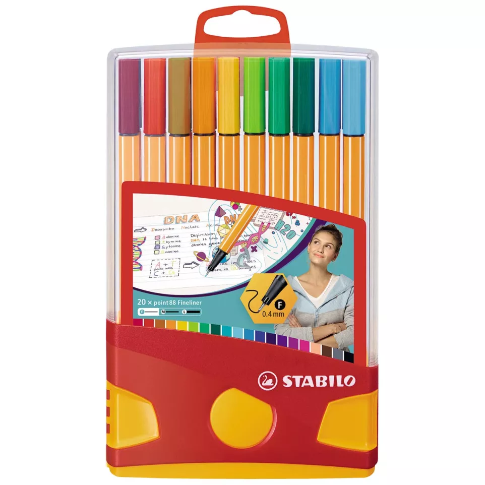 STABILO point 88 fineliner...