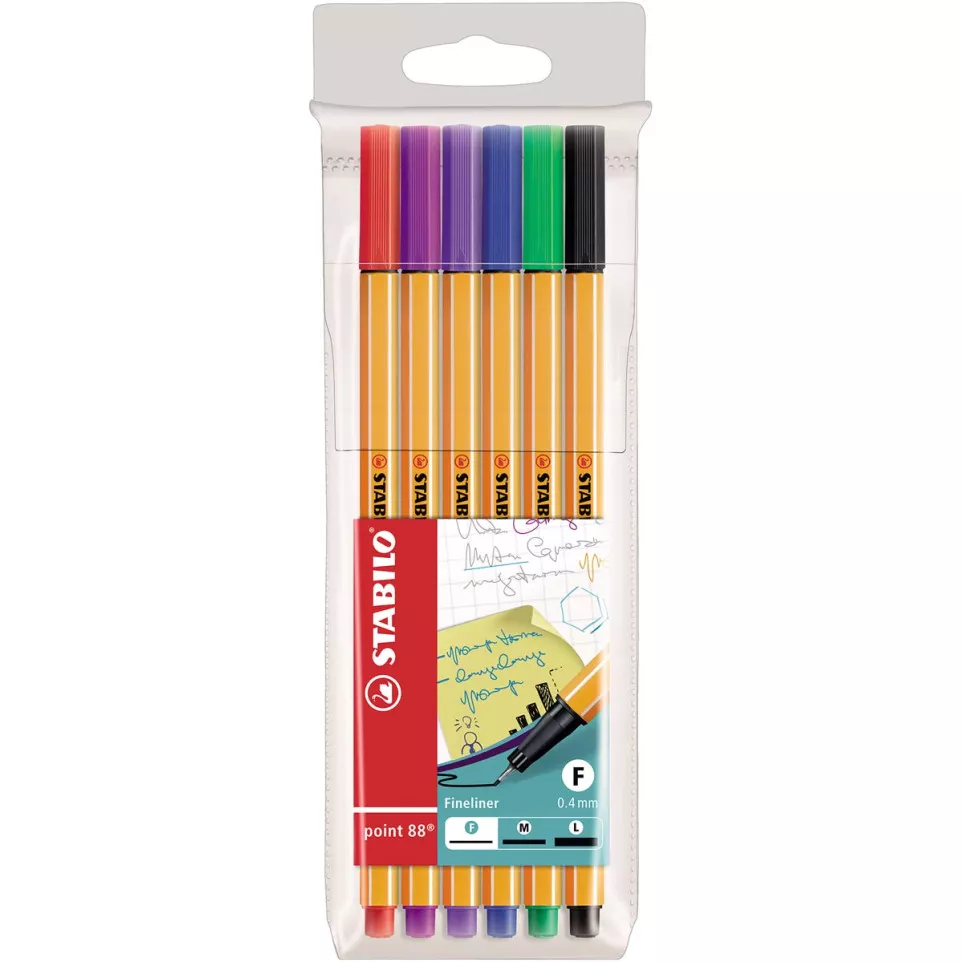 STABILO point 88 Fineliner, Wallet of...