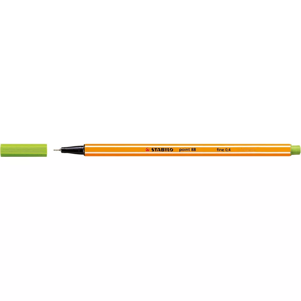 STABILO point 88 fineliner, appelgroen