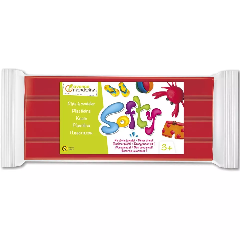 Darwi boetseerpasta Softy rood