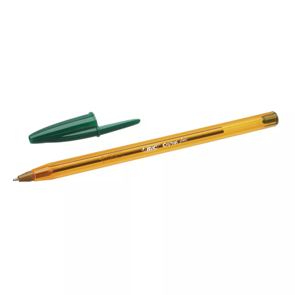 BIC Cristal Fine Ballpoint Pen Green