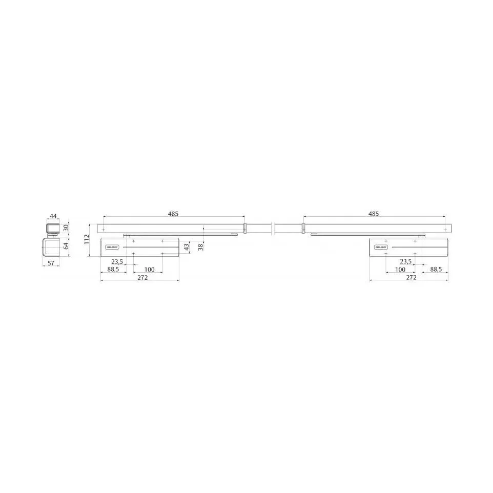 Assa Abloy DCG 461 Silver Selector...