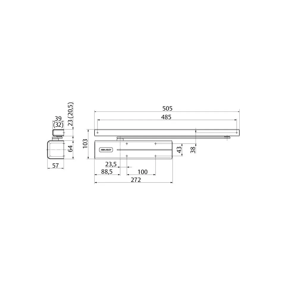 ASSA ABLOY DC500 Door Closer EN 1-4...