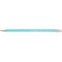 Maped crayon Black'Peps Pastel, avec gomme, étui brochable cartonné de 12 pièces