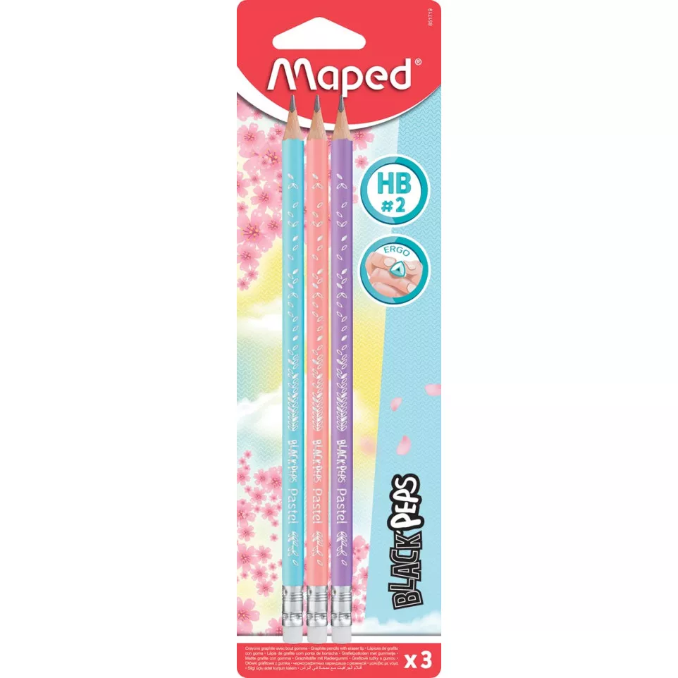 Maped crayon Black'Peps Pastel, avec...