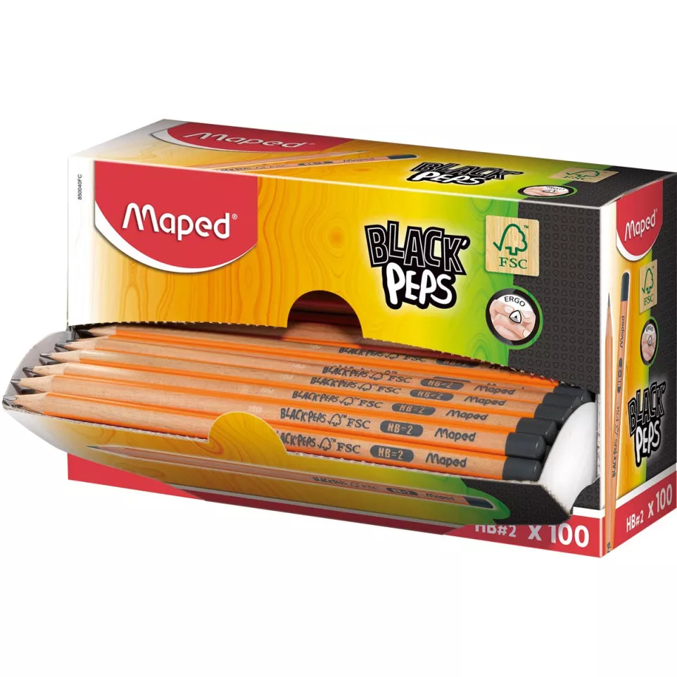 Maped crayon Black'Peps HB, sans...