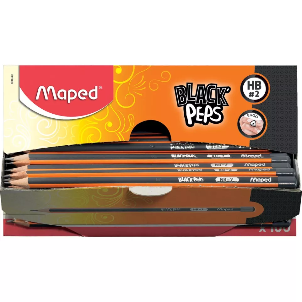 Maped crayon Black'Peps HB, sans...