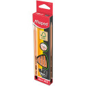 Maped Black'Peps 2B Graphite Pencil Without Eraser